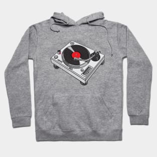 Turntable (Gray Colorway) Analog / Music Hoodie